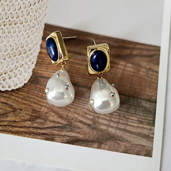 Pearl and diamond temperament earring ZBGJZB00140 - Picture 2 of 5